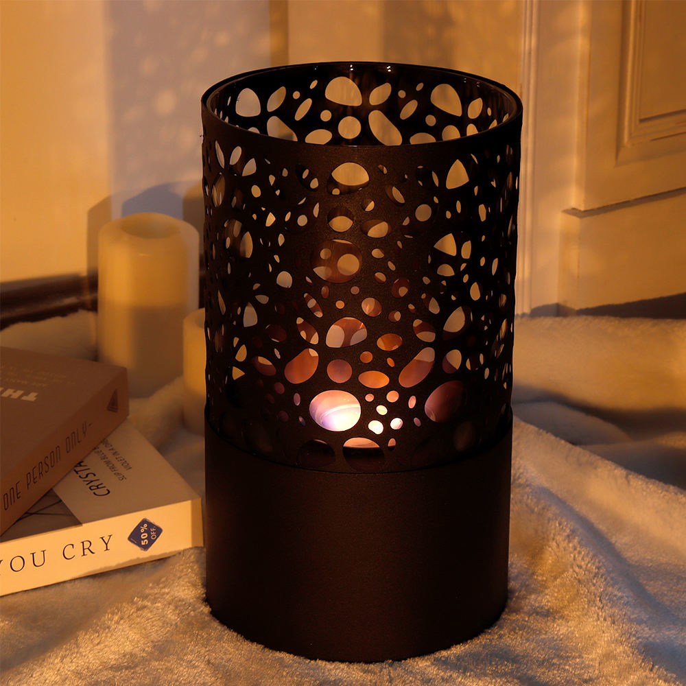Mini Tabletop Fireplace | Real Flame Bioethanol Burner | Portable Indoor Decorative Heater