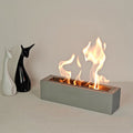 Rectangular Tabletop Bioethanol Fireplace | Real Flame Brazier Heater